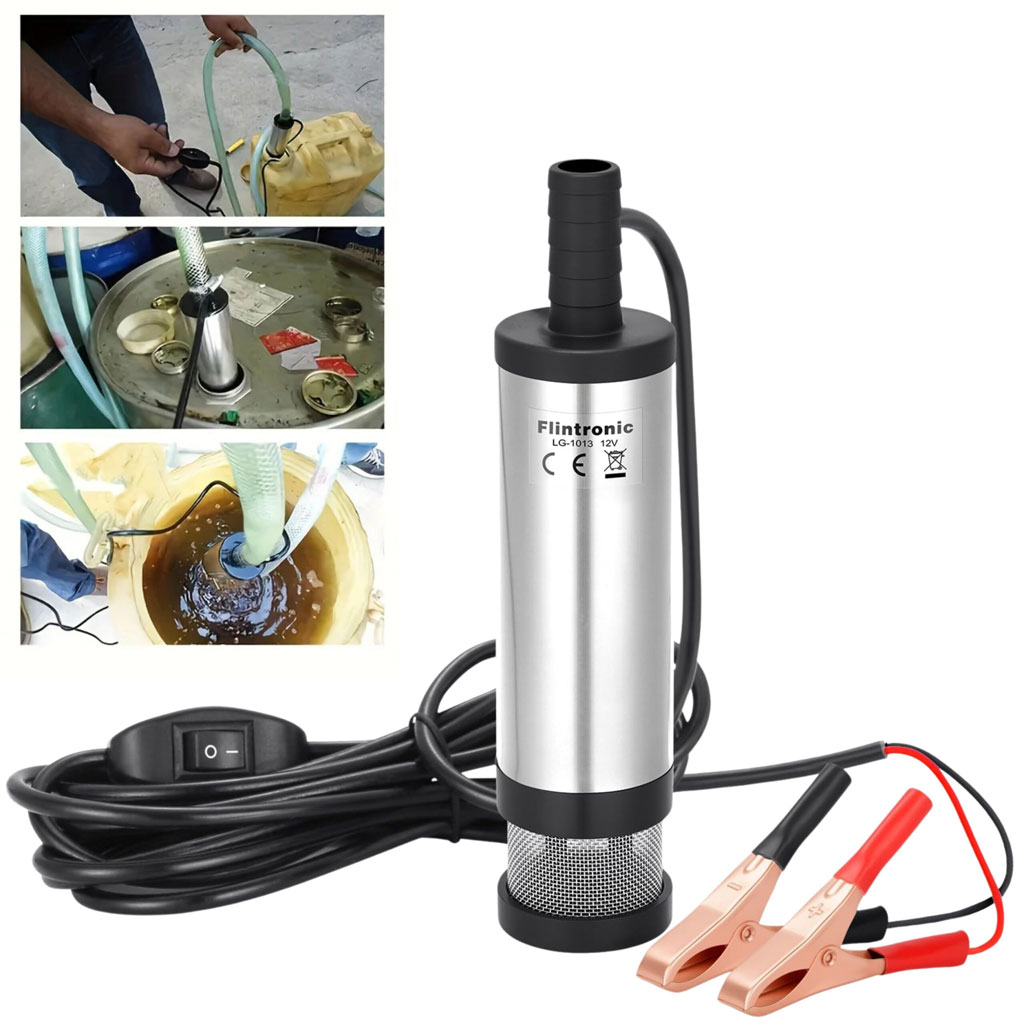مضخة زيت كهربائية DC12V بسعة 45-50 لتر ⚡🛢️