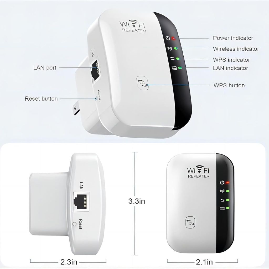 مقوي إشارة WiFi بسرعة 300 ميجابت/ثانية - - الصورة 2
