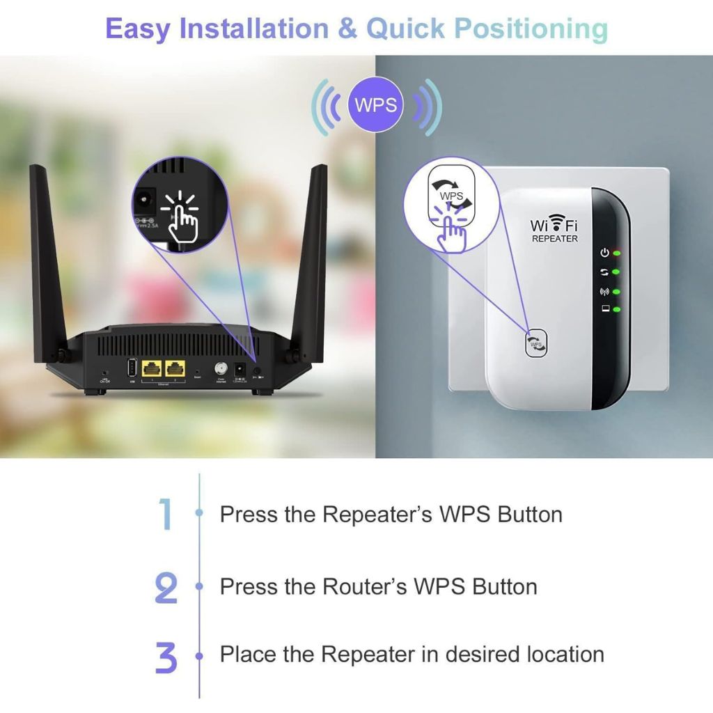 مقوي إشارة WiFi بسرعة 300 ميجابت/ثانية - - الصورة 9