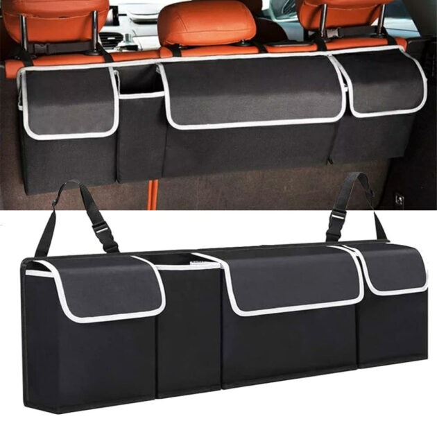 حقيبة تخزين للمقعد الخلفي للسيارة – تصميم قياسي Standard عملي 🚗👜