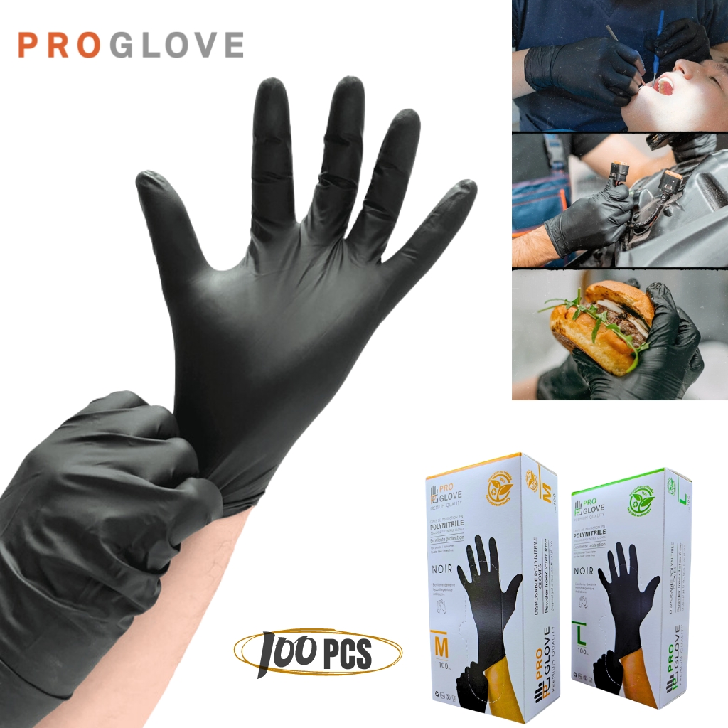 طقم 100 قفاز حماية من البولي نيتريل – Pro Glove - الصورة 5