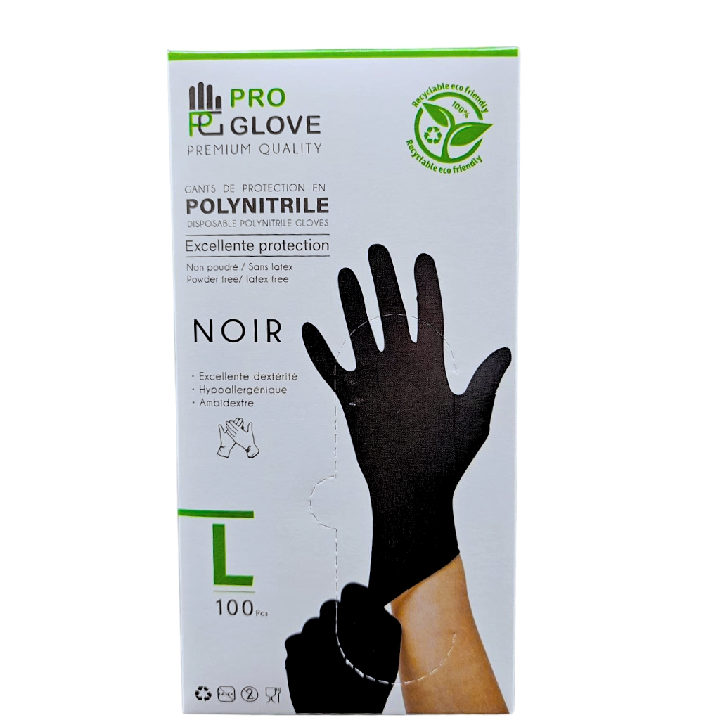طقم 100 قفاز حماية من البولي نيتريل – Pro Glove - الصورة 6