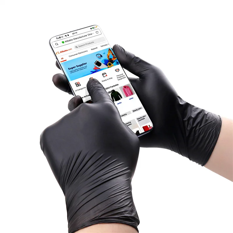 طقم 100 قفاز حماية من البولي نيتريل – Pro Glove - الصورة 3