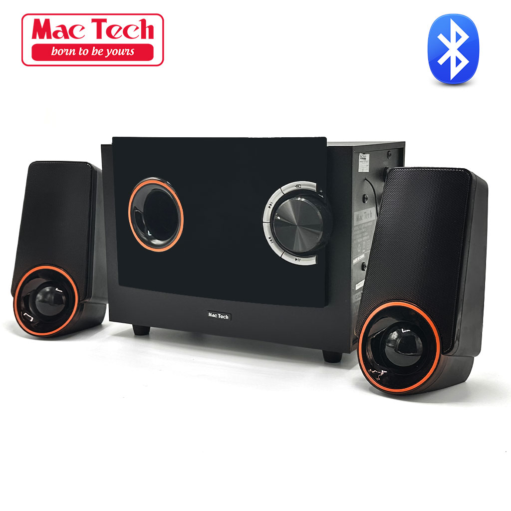 مكبر صوت Multimédia 2.1 مع مضخم صوت – MT-SB2100SUF 🔊 - الصورة 2