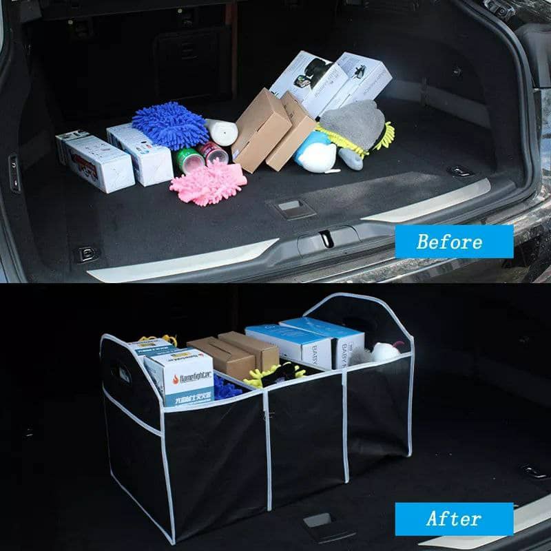 صندوق تخزين للسيارة قابل للطي مع 3 أجزاء 🚗📦 - الصورة 3
