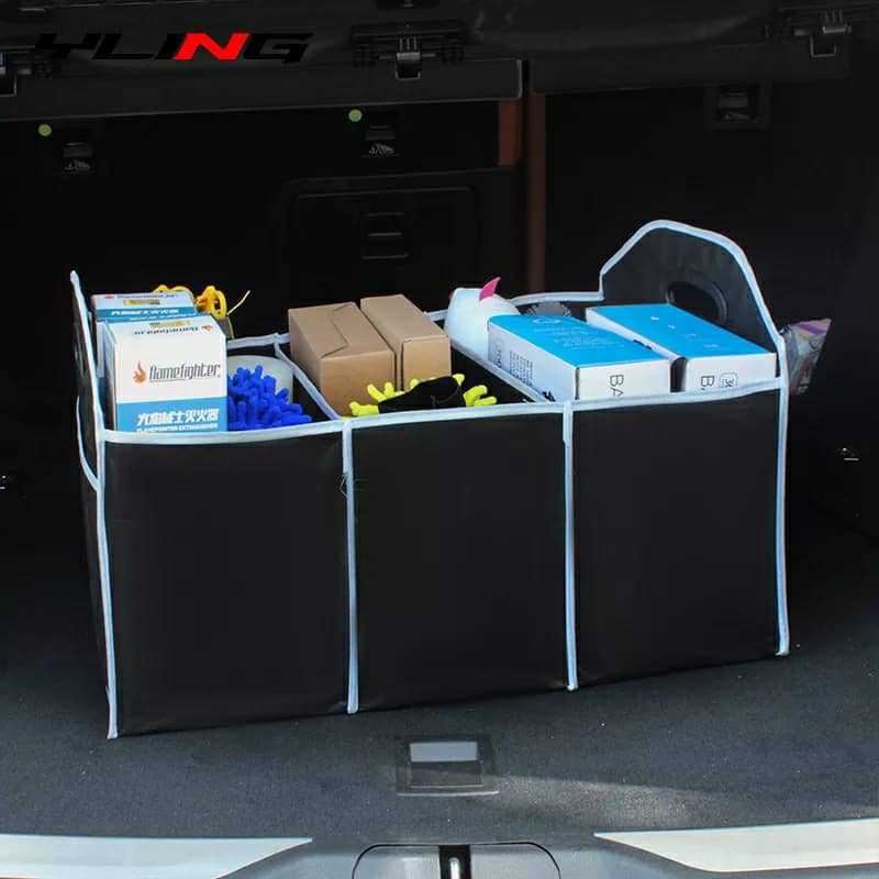 صندوق تخزين للسيارة قابل للطي مع 3 أجزاء 🚗📦 - الصورة 4