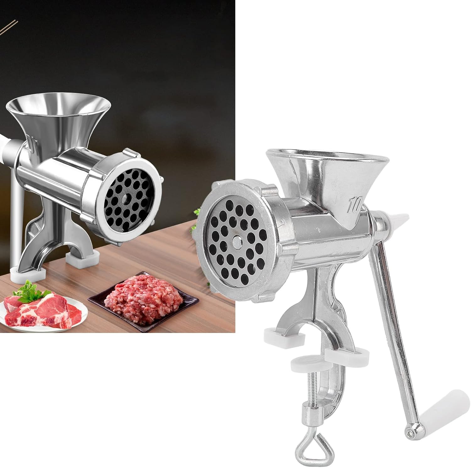 مفرمة لحم من سبيكة الألمنيوم مقاس 12 🥩 - الصورة 4