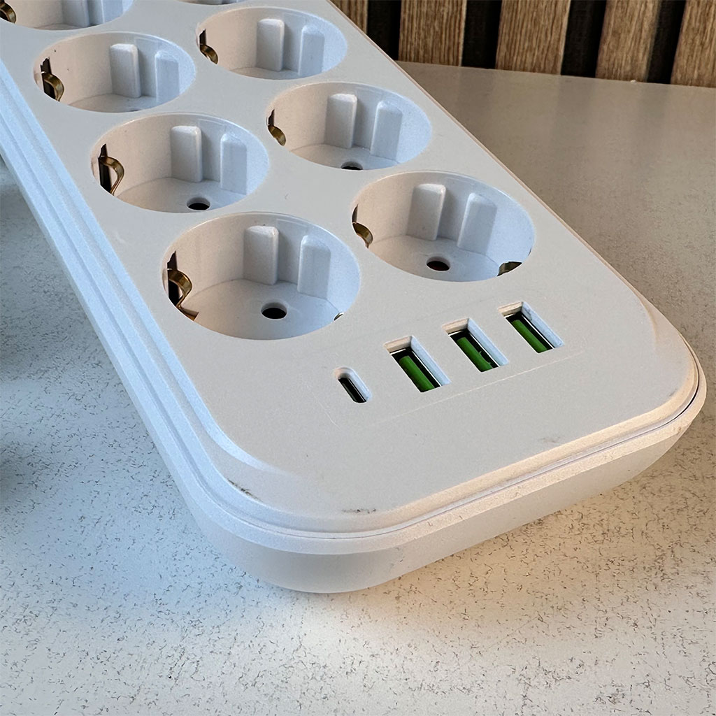 مقبس طاقة متعدد المنافذ – 10 مآخذ و4 منافذ USB بقوة عالية 3250 واط🔌⚡ - الصورة 8
