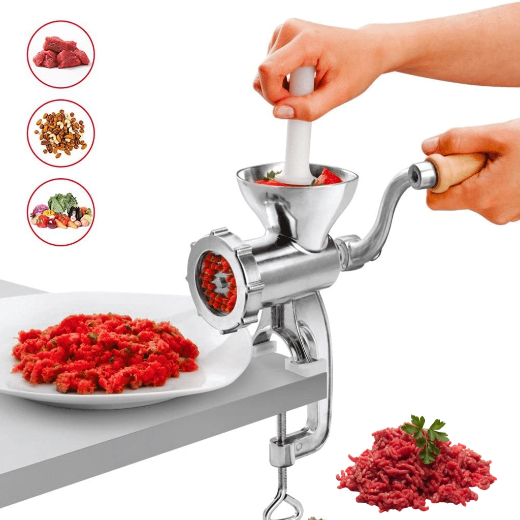 مفرمة لحم من سبيكة الألمنيوم مقاس 12 🥩 - الصورة 2