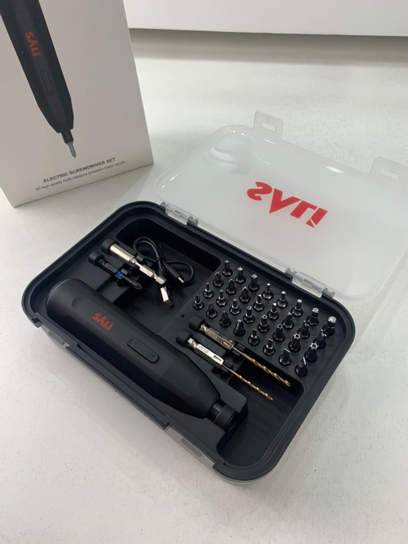 مفك براغي كهربائي لاسلكي SA–LI 39 في 1 – بطارية ليثيوم 1200mAh 🔧⚡ - الصورة 9
