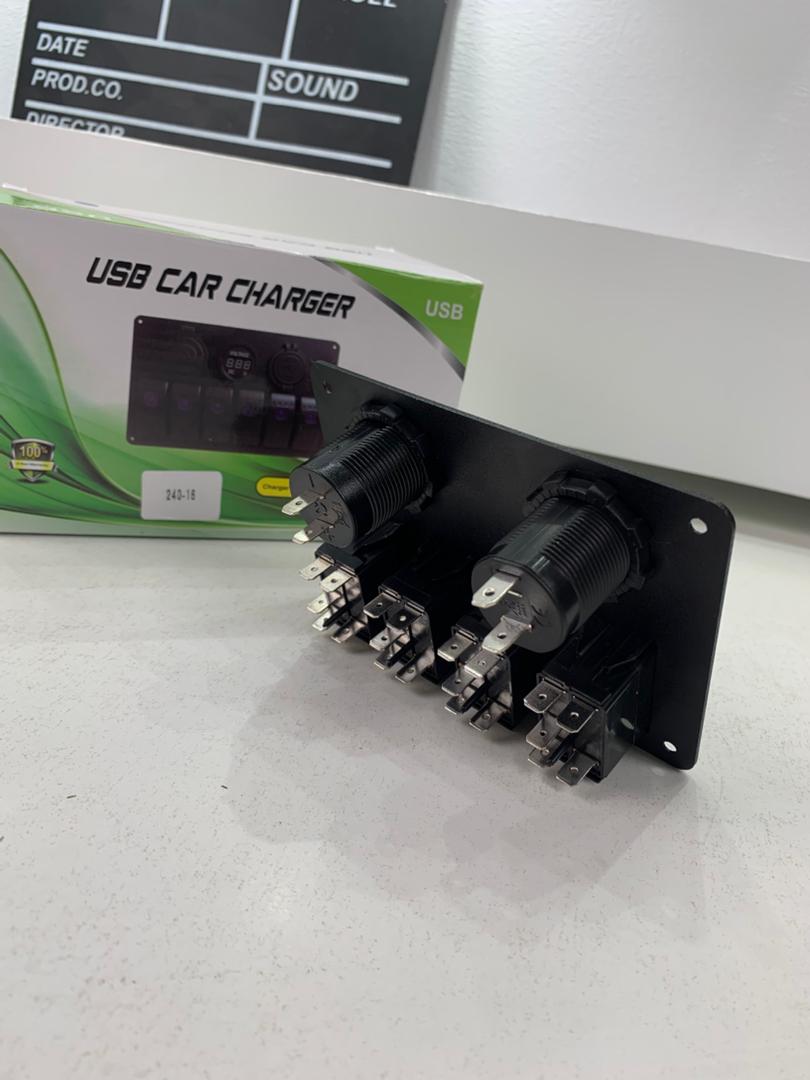 لوحة تحكم للمركبات 12-24V مع 4 مفاتيح تشغيل 🔌 - الصورة 5