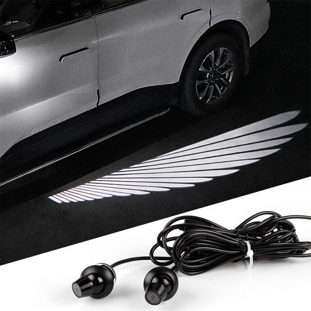 أضواء خارجية LED على شكل أجنحة ملاك لمرآة السيارة الجانبية 🚗✨ - الصورة 8