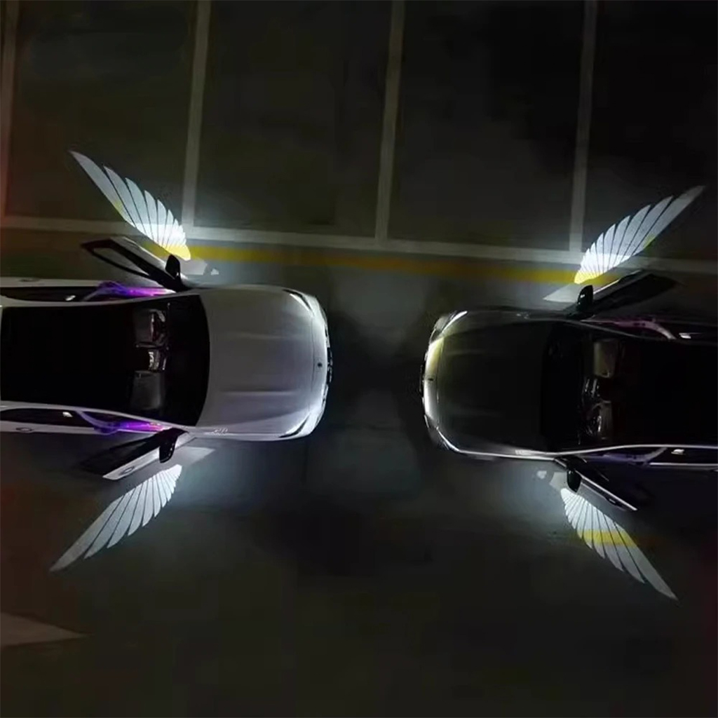 أضواء خارجية LED على شكل أجنحة ملاك لمرآة السيارة الجانبية 🚗✨ - الصورة 9