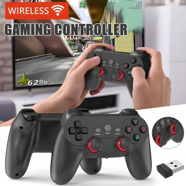 يد تحكم لاسلكية CM019 – متوافقة مع Android TV، Steam، PC، TVBOX وPS3 🎮✨