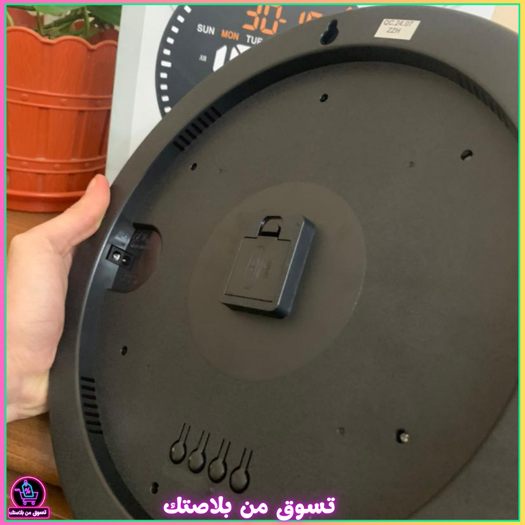ساعة حائط رقمية LED مع جهاز تحكم عن بعد – JH-2560 🕒✨ - الصورة 9