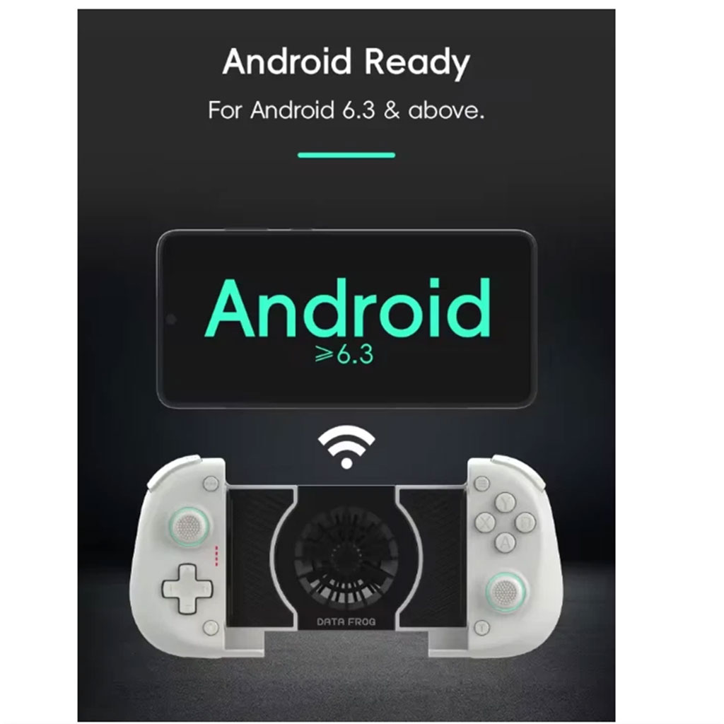وحدة تحكم بلوتوث للهاتف DATA FROG X3 مع مروحة تبريد مدمجة 🎮❄️ - الصورة 9