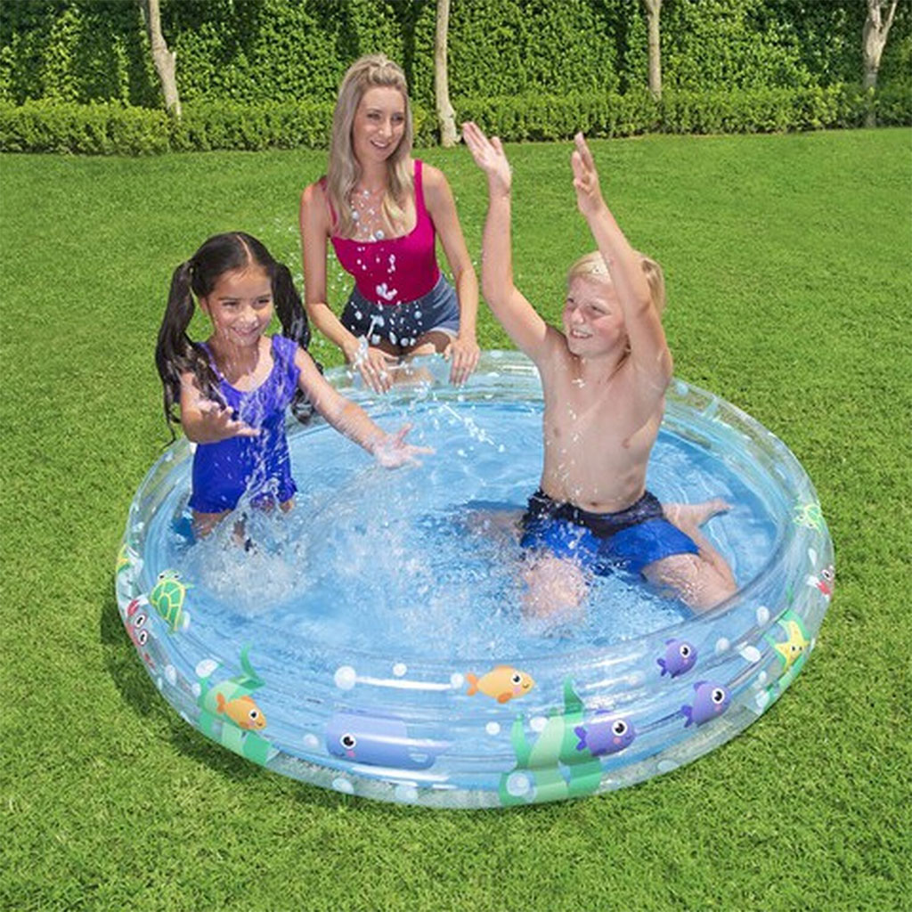 مسبح أطفال بتصميم المحيط من Bestway بمقاس 152 × 30 سم 🏊♂️🌊🐠 - الصورة 2