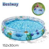 مسبح أطفال بتصميم المحيط من Bestway بمقاس 152 × 30 سم 🏊‍♂️🌊🐠