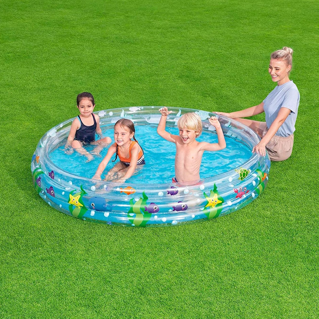 مسبح أطفال دائري شفاف من Bestway بمقاس 183 × 33 سم ☀️✨ - الصورة 2