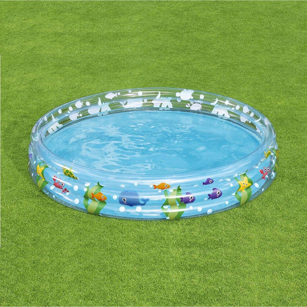 مسبح أطفال دائري شفاف من Bestway بمقاس 183 × 33 سم ☀️✨ - الصورة 5