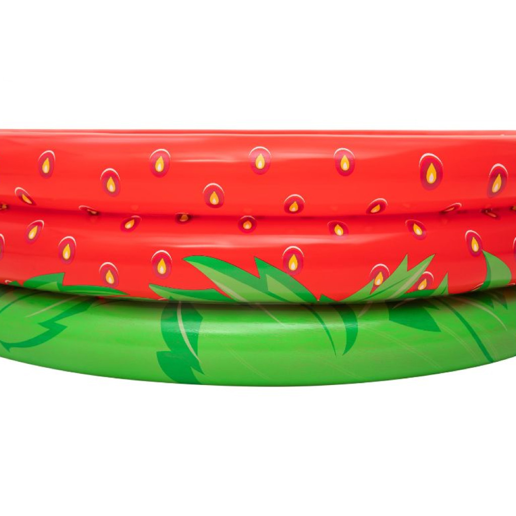 مسبح أطفال هوائي دائري بتصميم الفراولة من Bestway بمقاس 160 × 38 سم 🍓🏊♀️ - الصورة 2