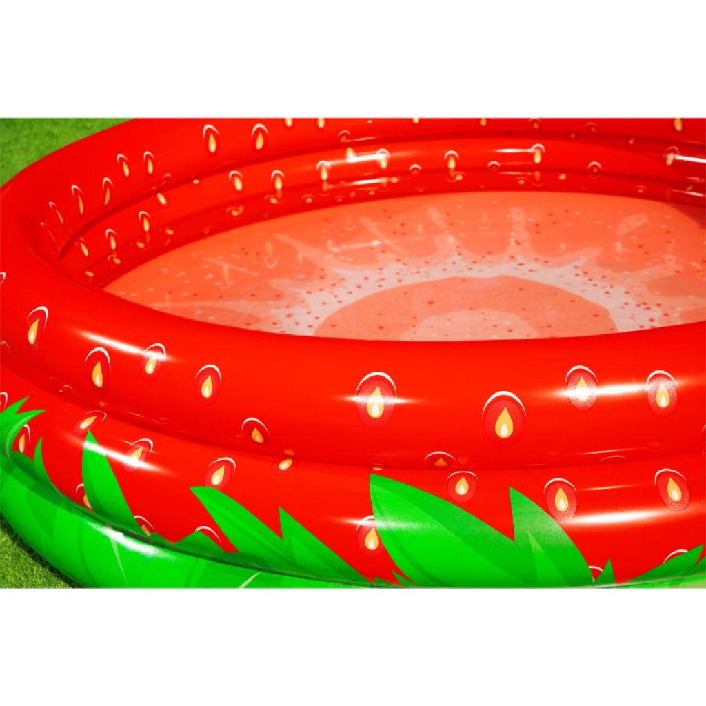 مسبح أطفال هوائي دائري بتصميم الفراولة من Bestway بمقاس 160 × 38 سم 🍓🏊♀️ - الصورة 3