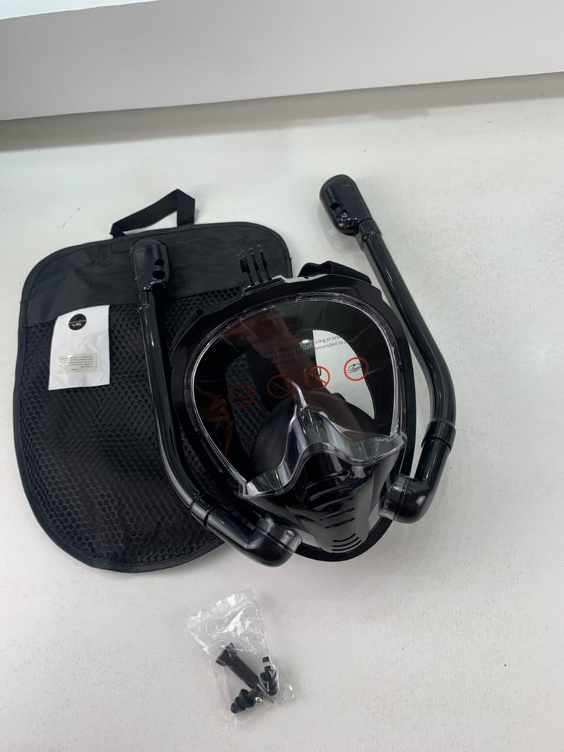 قناع غوص احترافي بأنبوبين مع حامل كاميرا GoPro V2 🤿📷 - الصورة 9