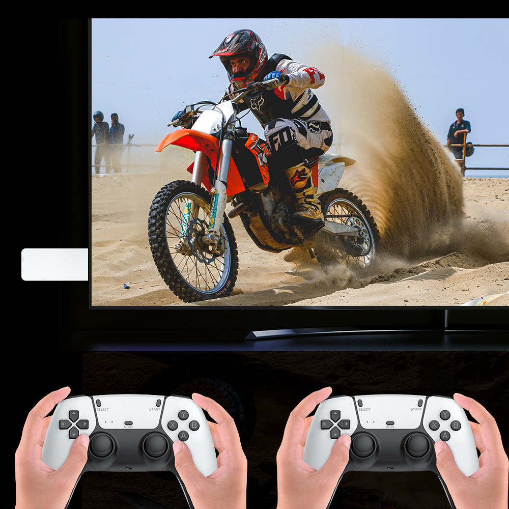 جهاز الألعاب M15 Game Stick Pro بدقة 4K مع أكثر من 20,000 لعبة، مزود بوحدتي تحكم لتجربة لعب ممتعة ومثالية لجميع أفراد العائلة 🎮🔥 - الصورة 7
