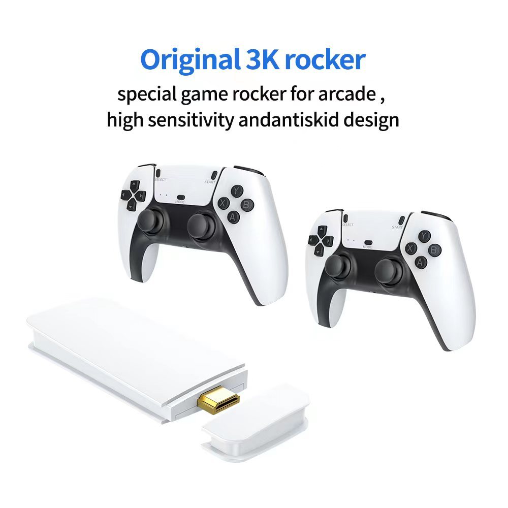 جهاز الألعاب M15 Game Stick Pro بدقة 4K مع أكثر من 20,000 لعبة، مزود بوحدتي تحكم لتجربة لعب ممتعة ومثالية لجميع أفراد العائلة 🎮🔥 - الصورة 5