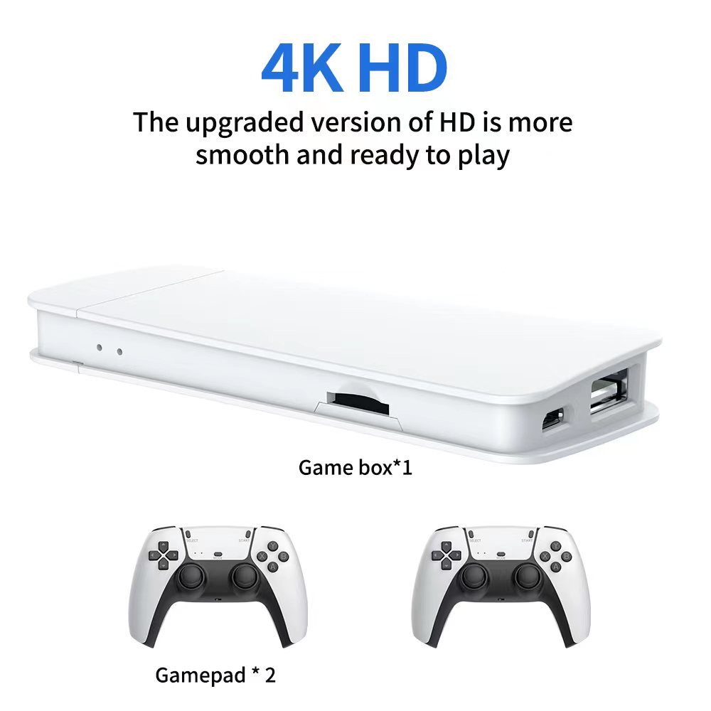 جهاز الألعاب M15 Game Stick Pro بدقة 4K مع أكثر من 20,000 لعبة، مزود بوحدتي تحكم لتجربة لعب ممتعة ومثالية لجميع أفراد العائلة 🎮🔥 - الصورة 2