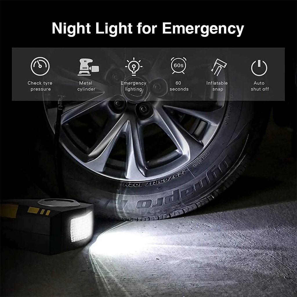 ضاغط هواء للسيارات BE-ETRO BE0172 بقوة 150 PSI و100 واط 🚗💨 - الصورة 6