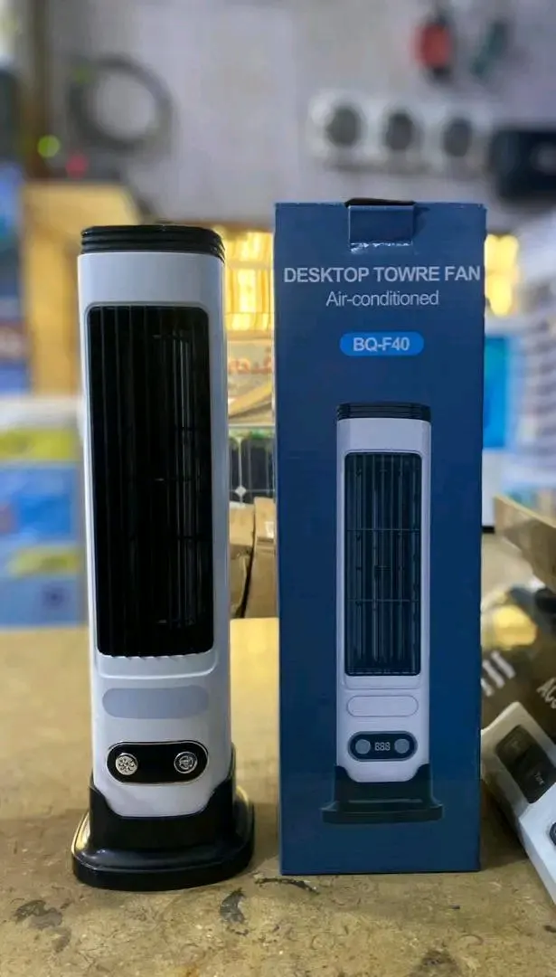 مروحة برج مكتبية ذكية Desktop Tower Fan BQ-F40 🌬️🖥️ - الصورة 2