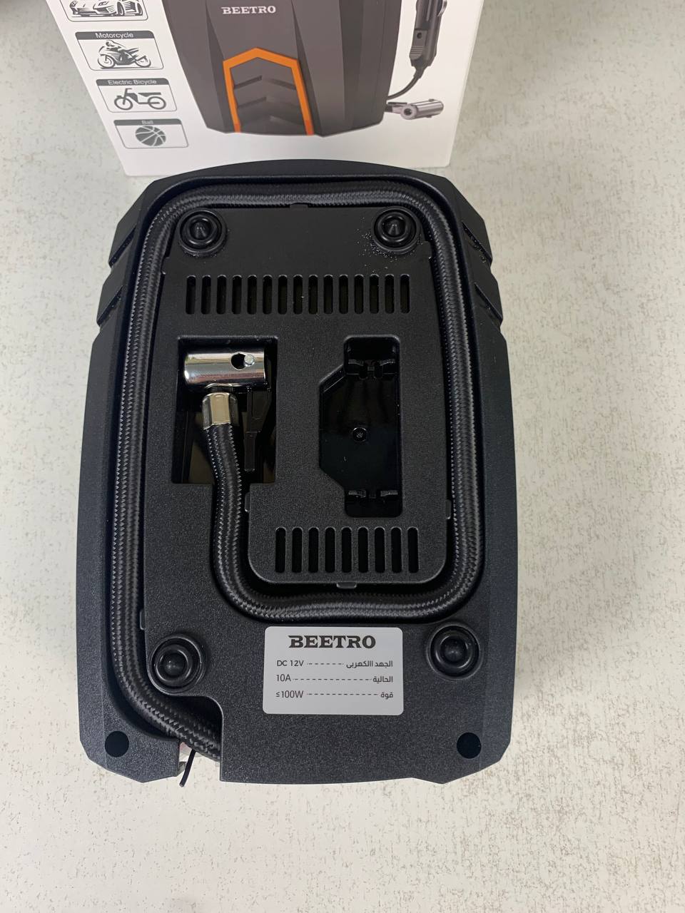ضاغط هواء للسيارات BE-ETRO BE0172 بقوة 150 PSI و100 واط 🚗💨 - الصورة 2