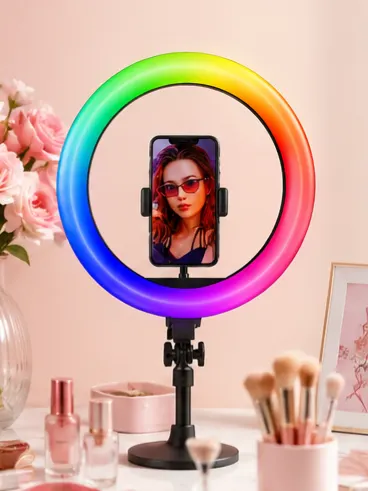 حلقة إضاءة RGB LED متعددة الألوان MJ33 💡🌈 - الصورة 6