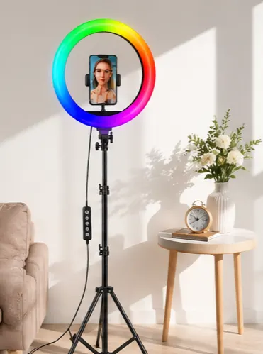 حلقة إضاءة RGB LED متعددة الألوان MJ33 💡🌈 - الصورة 3